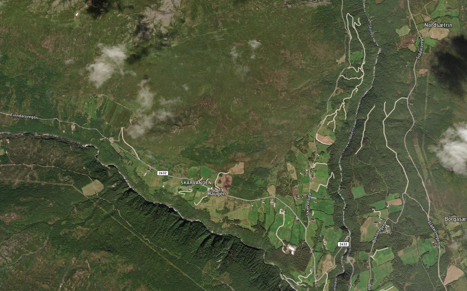 Satellite map of the Einstubekken