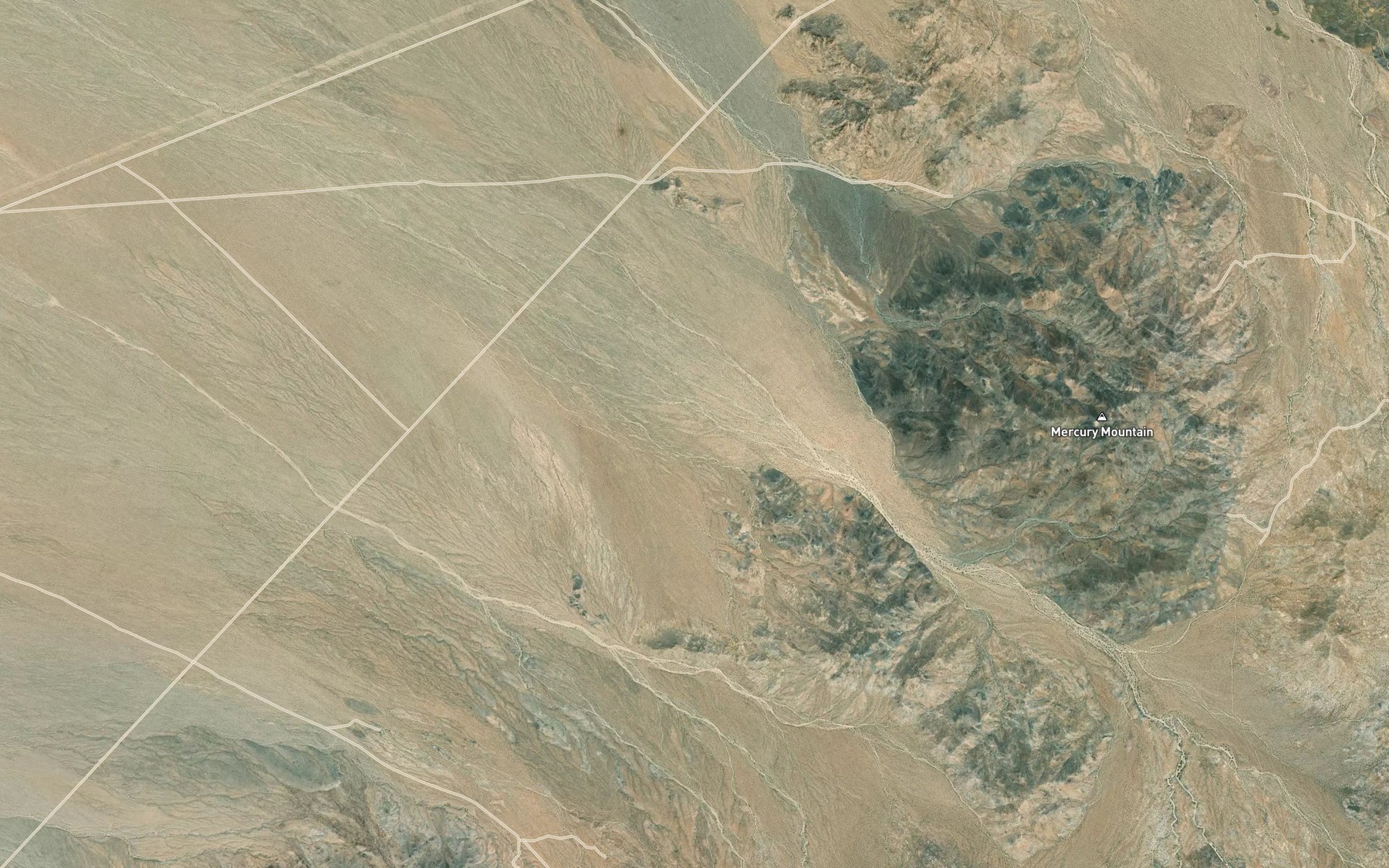 Satellite map of the Willow Spring Wash