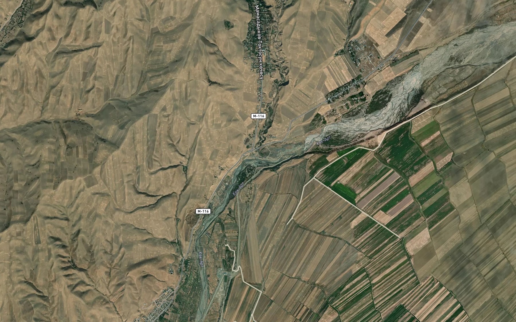 Satellite map of the Ak-Took