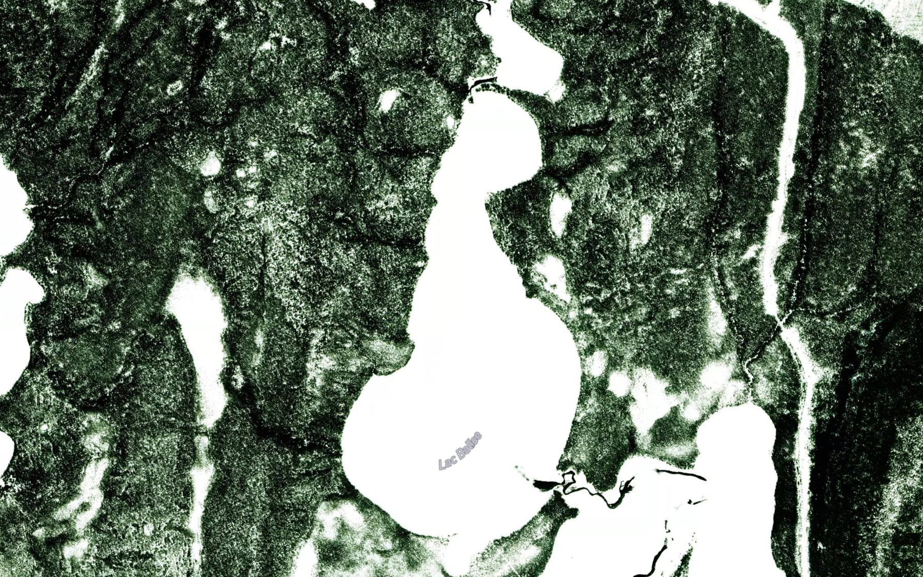 Satellite map of the Lac Balise