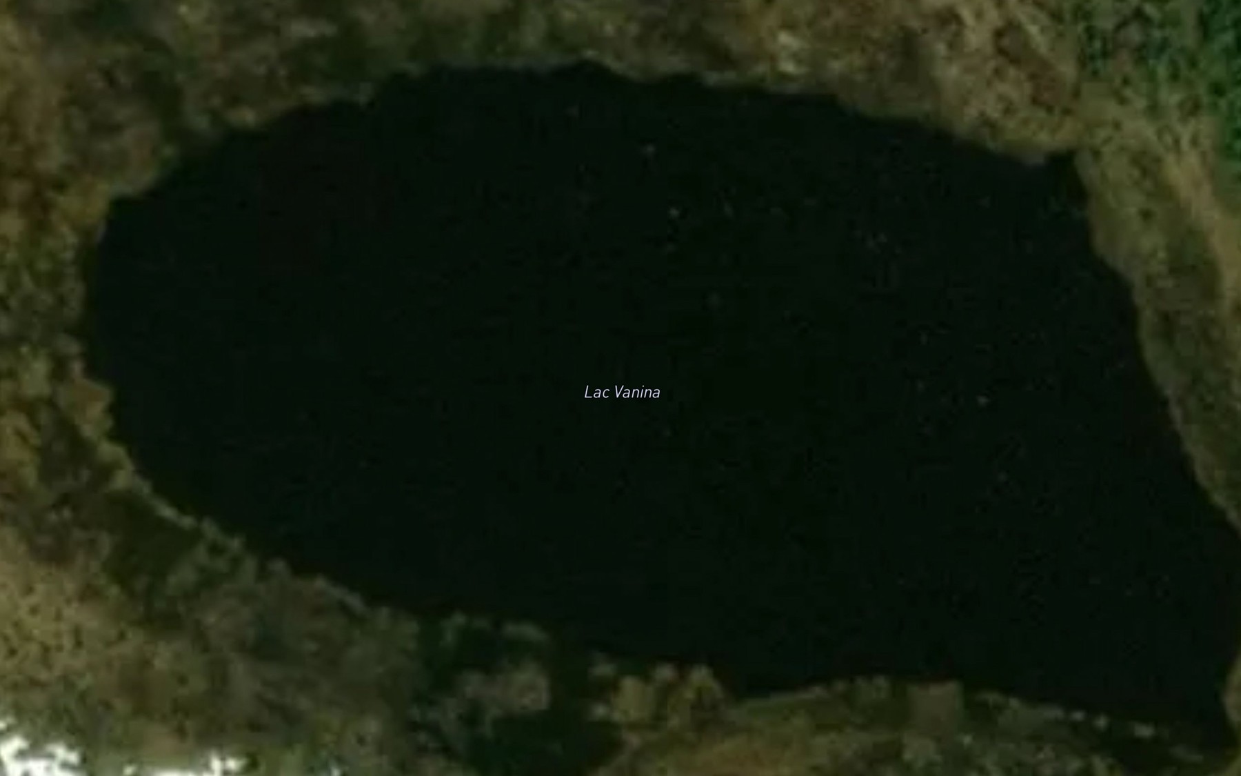 Satellite map of the Lac Vanina