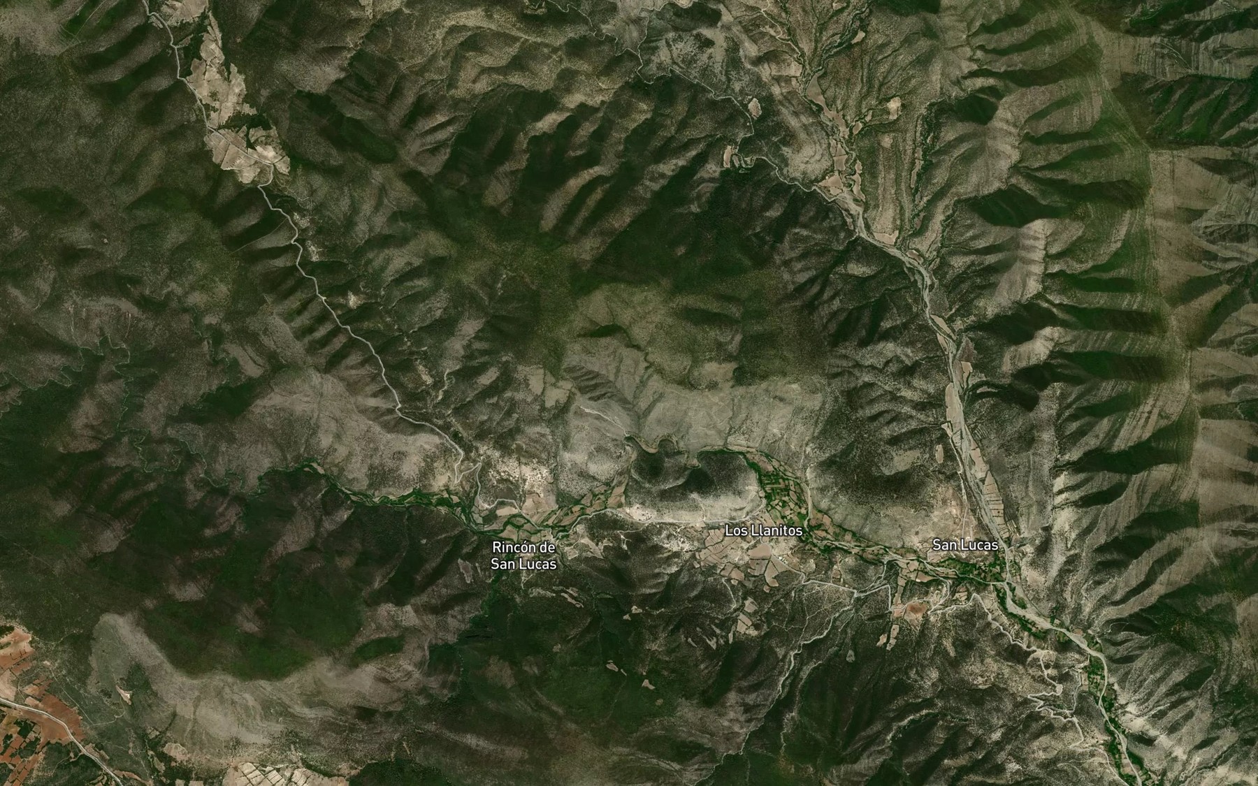 Satellite map of the Canada La Tinaja