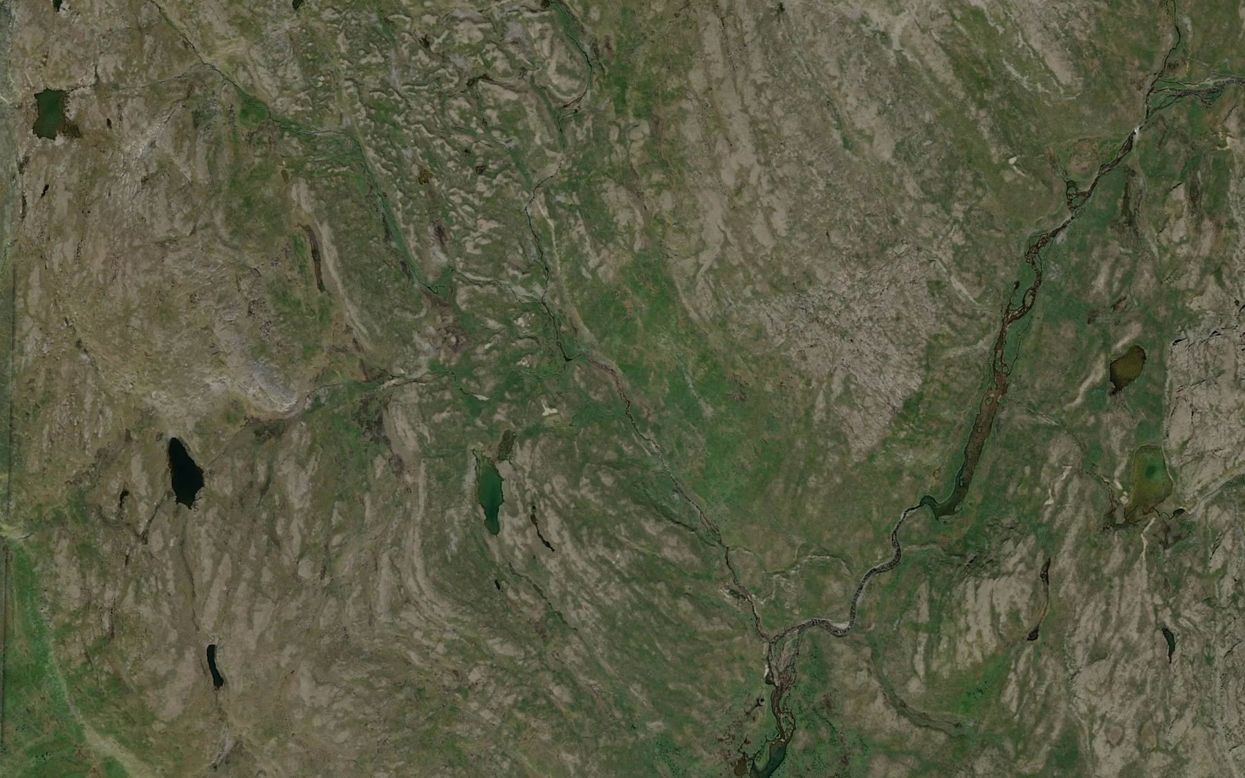Satellite map of the Goartiljakka