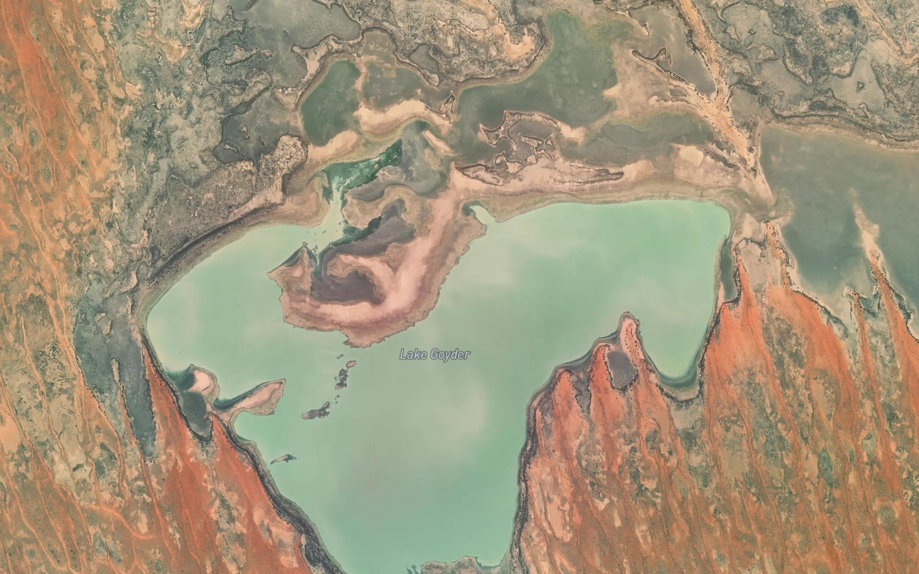 Satellite map of the Goolangirie