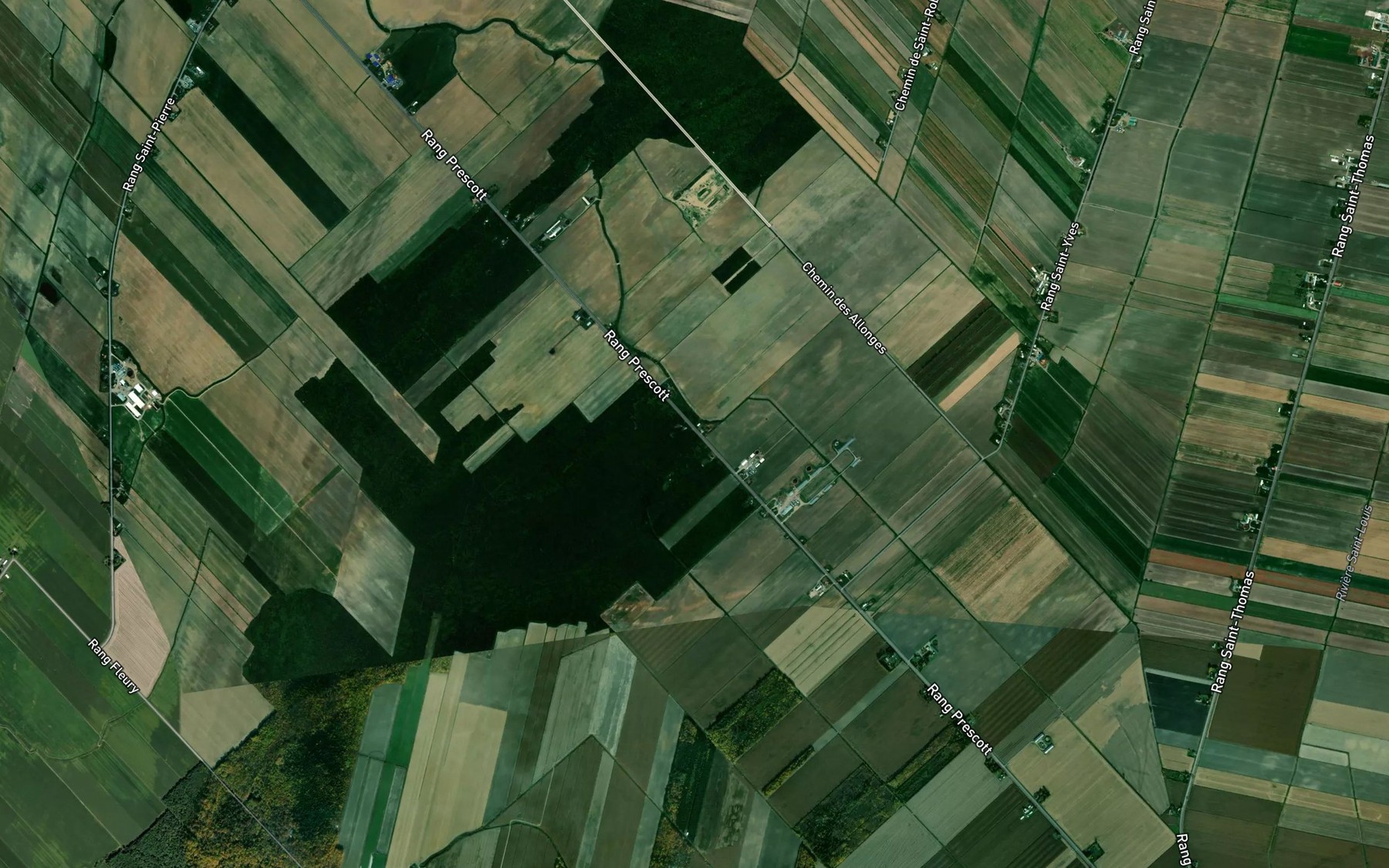 Satellite map of the Decharge du Rang Prescott