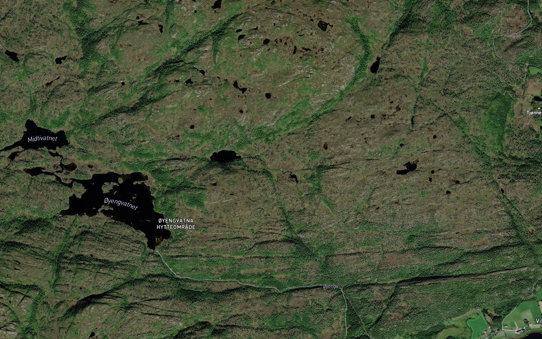 Satellite map of the Gurinabekken
