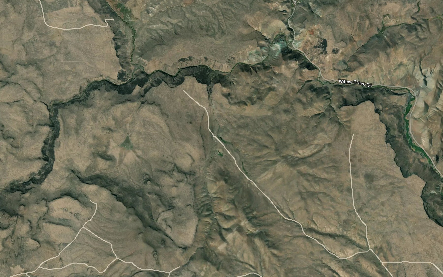 Satellite map of the Boswell Spring