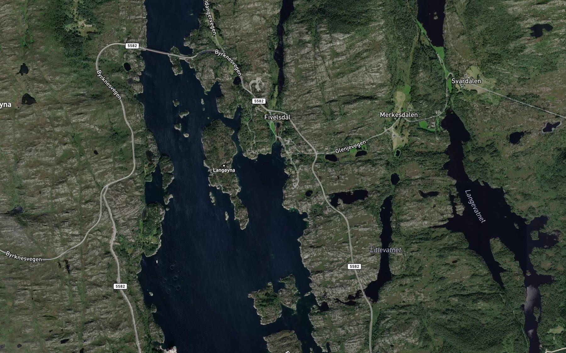 Satellite map of the Alevika