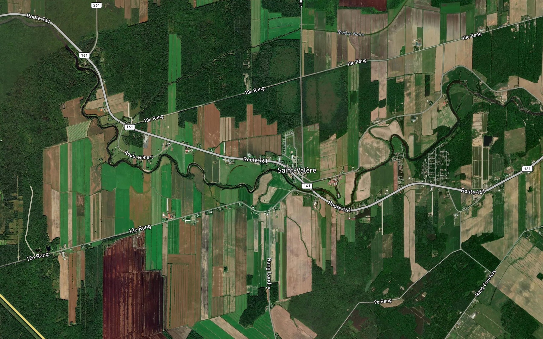 Satellite map of the Riviere Blanche