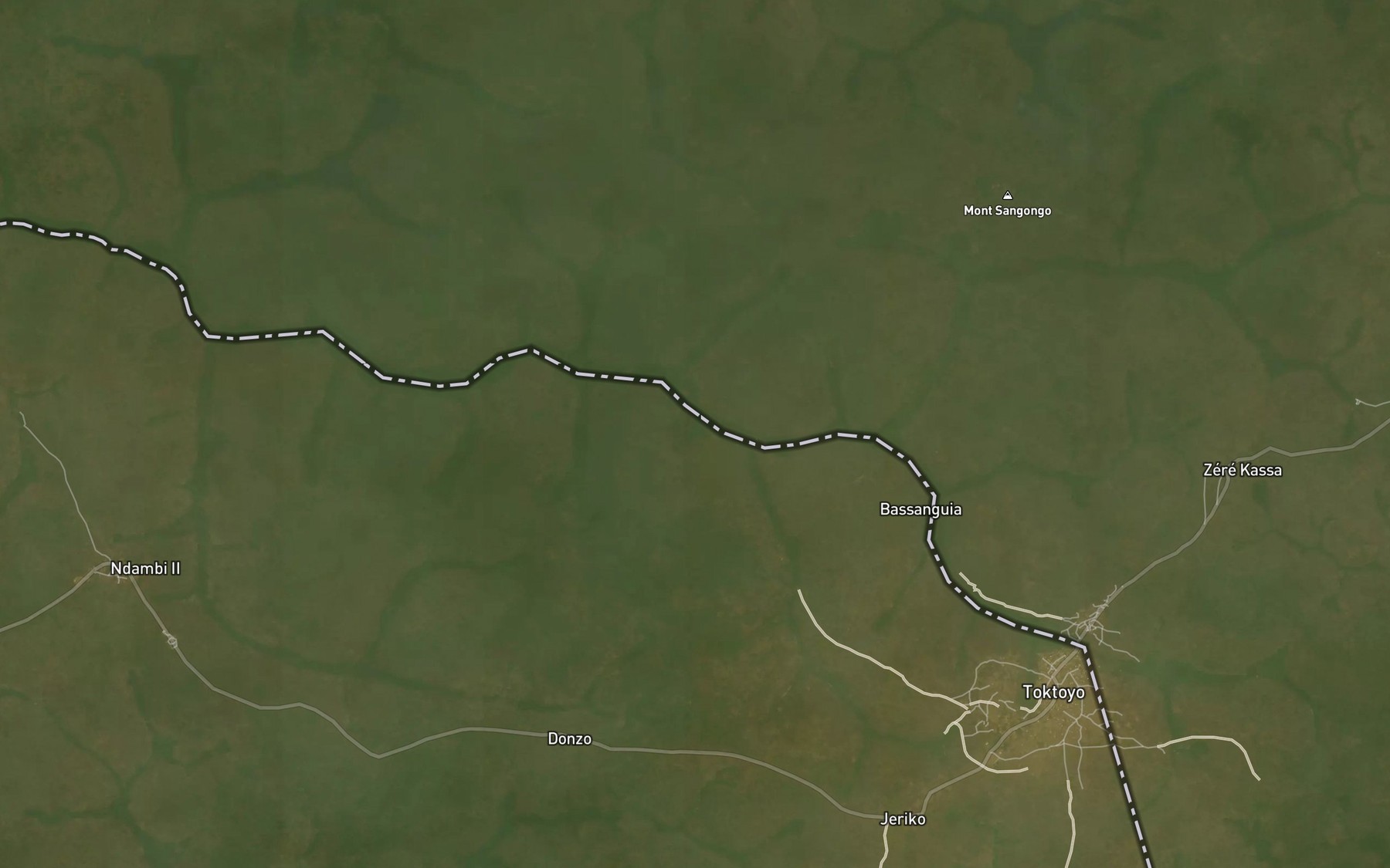 Satellite map of the Tindenga