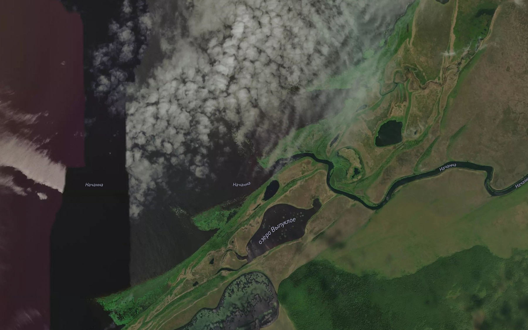 Satellite map of the Nachanna