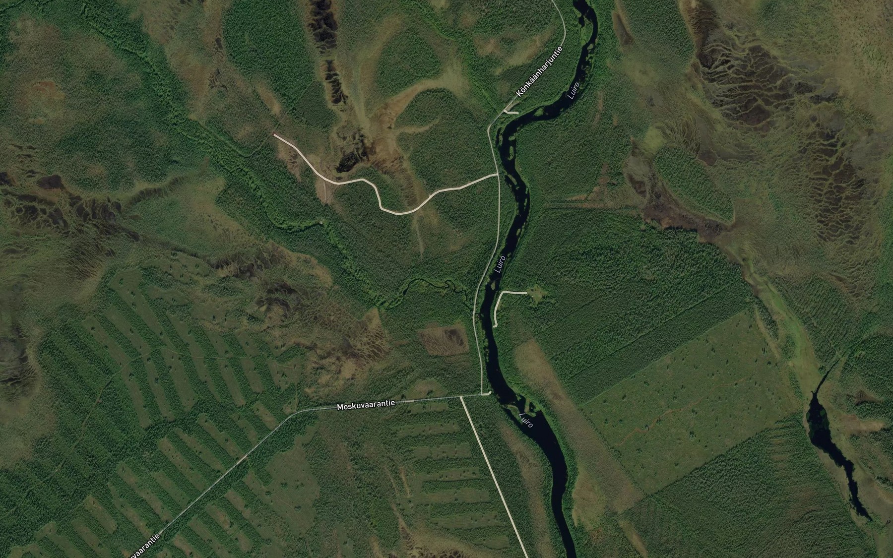 Satellite map of the Allemaoja