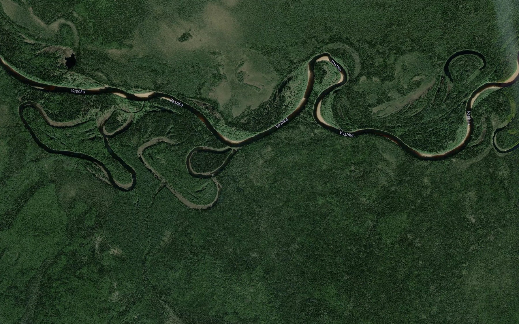 Satellite map of the Vyl'yel'