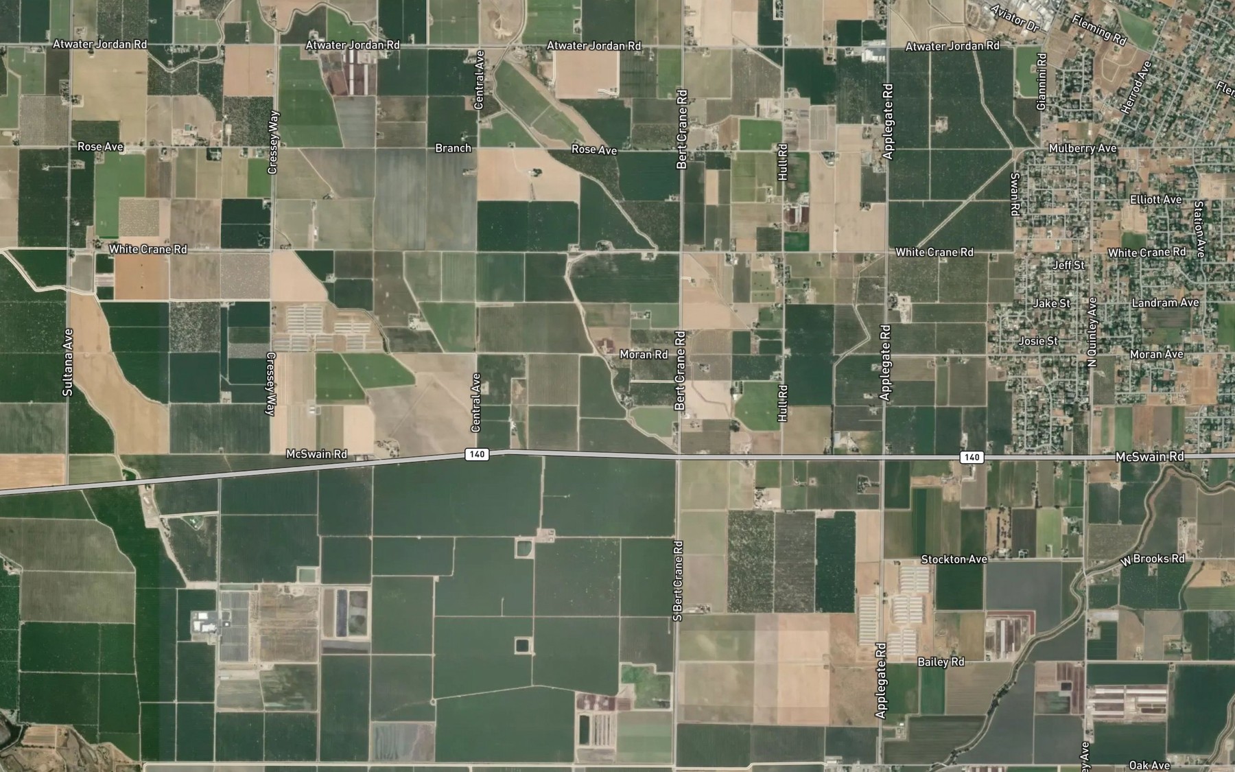 Satellite map of the Upper Dallas Lateral