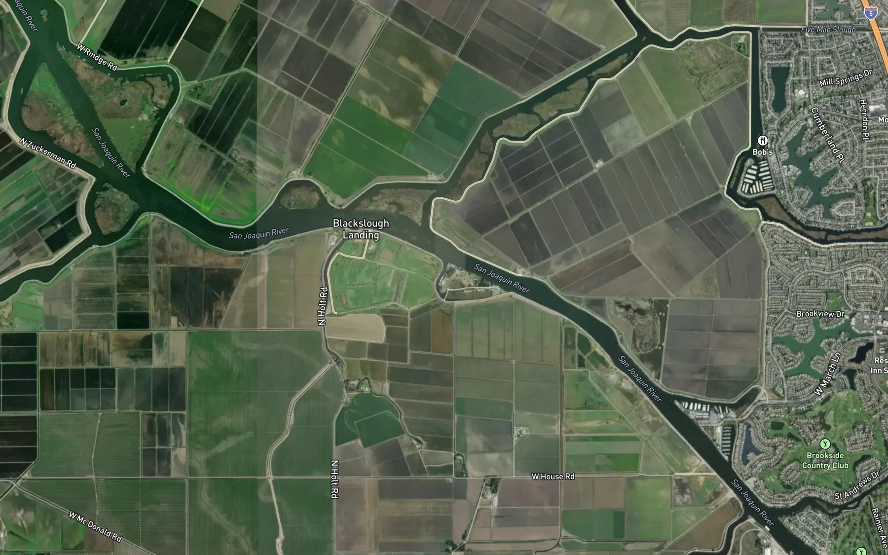 Satellite map of the Windmill Cove