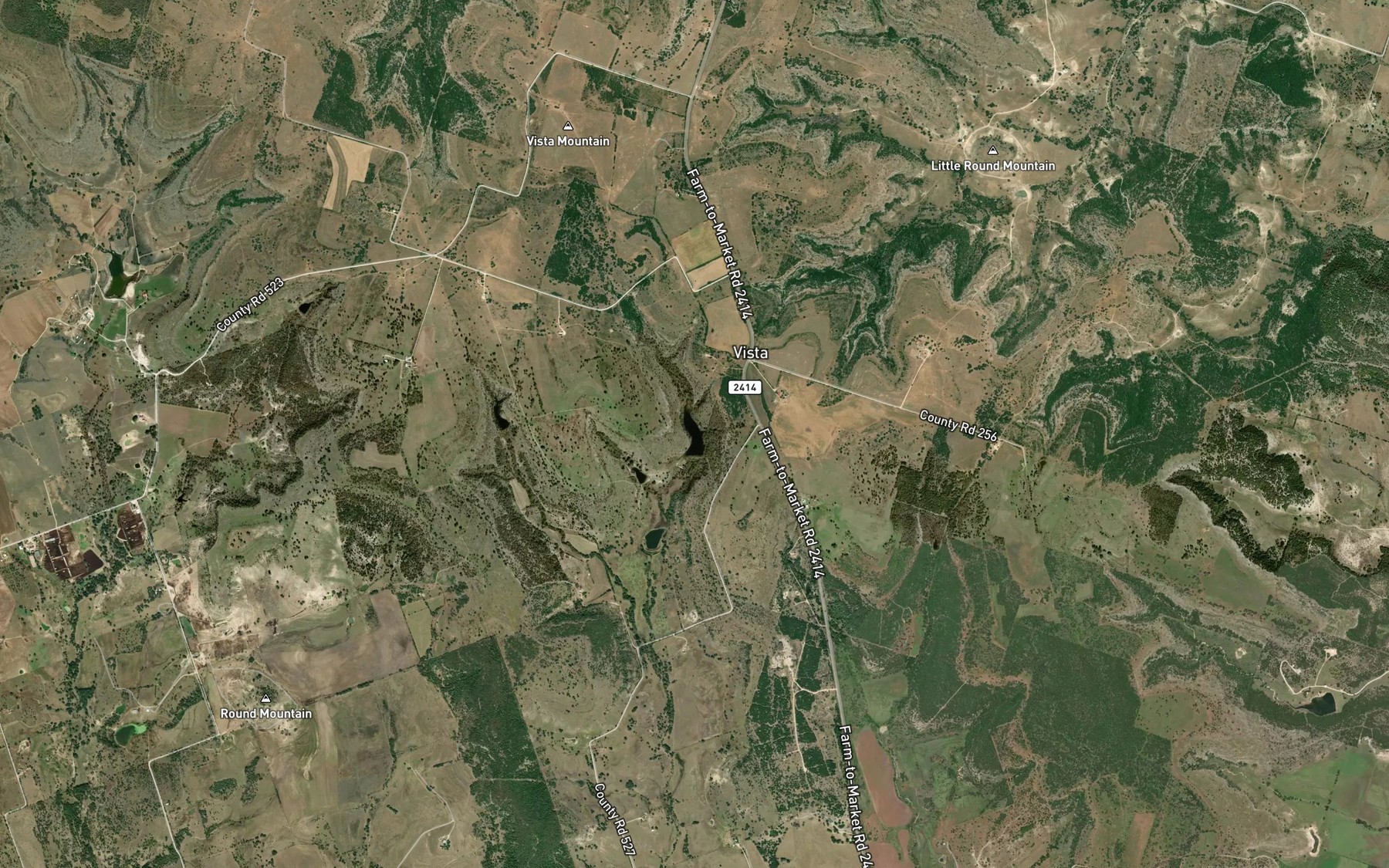 Satellite map of the Caldwell Lake Number 1