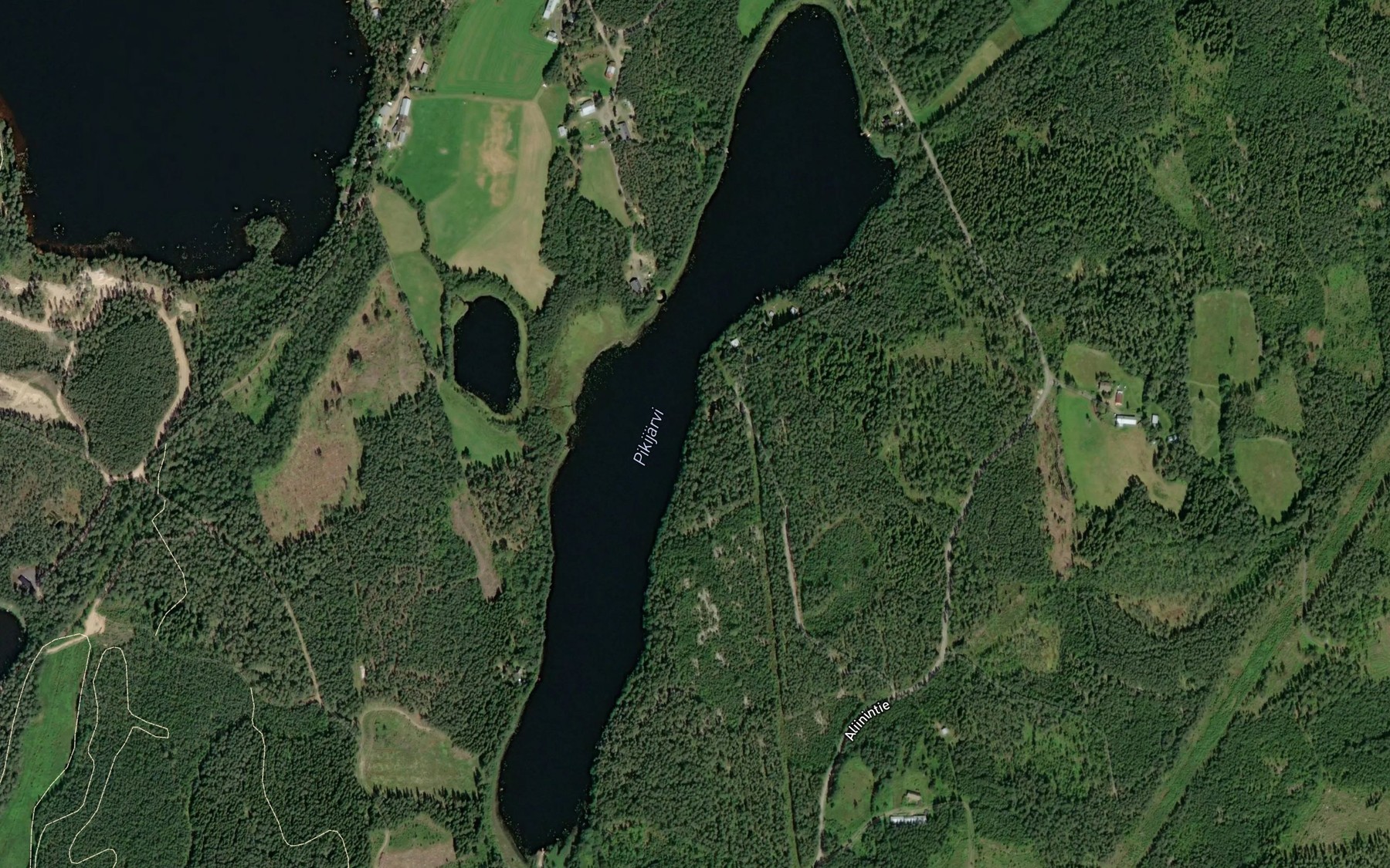 Satellite map of the Pikijarvi