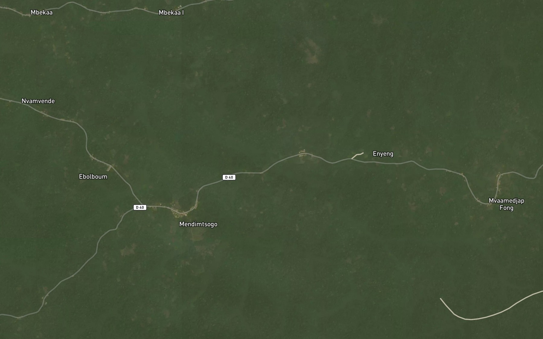Satellite map of the Abimo