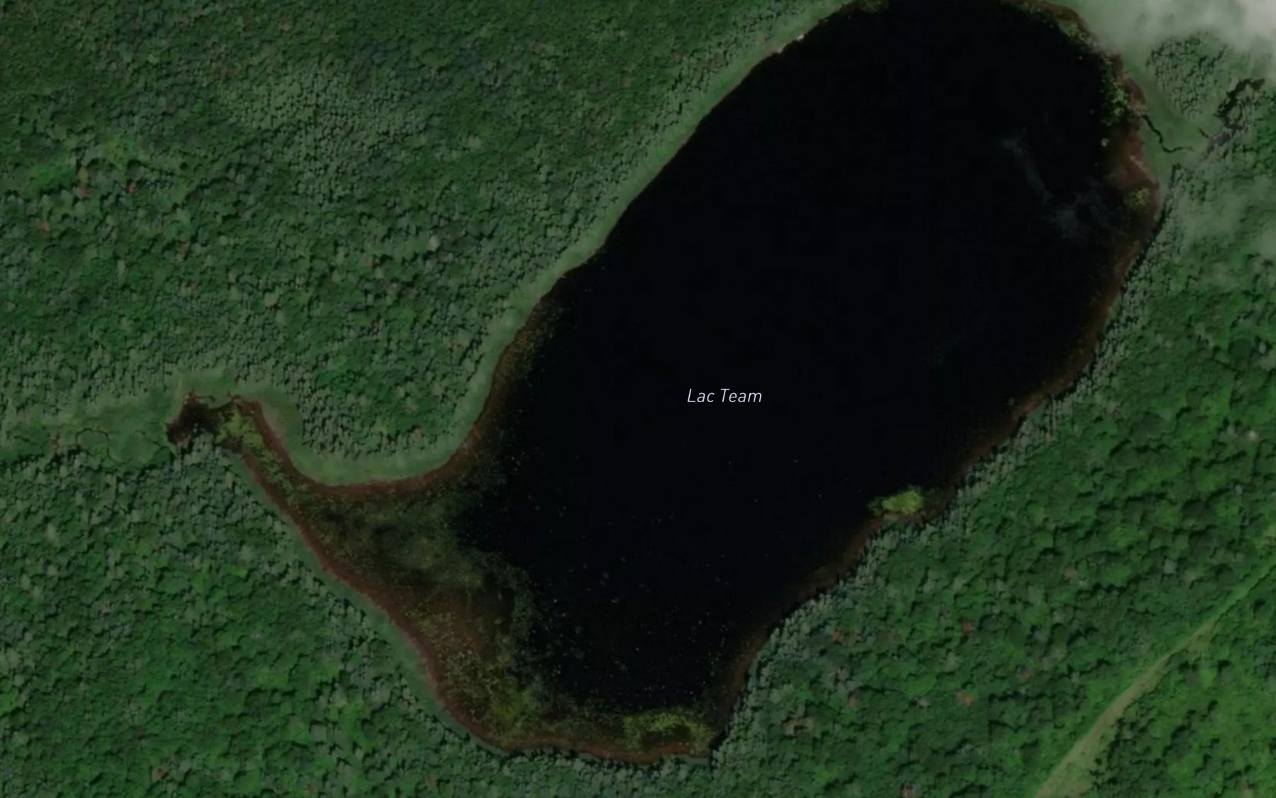 Satellite map of the Lac Team