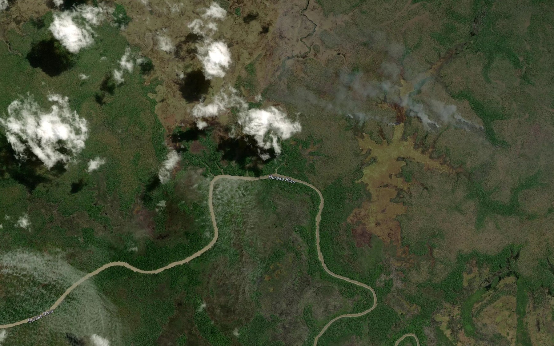 Satellite map of the Sungai Mauwekere