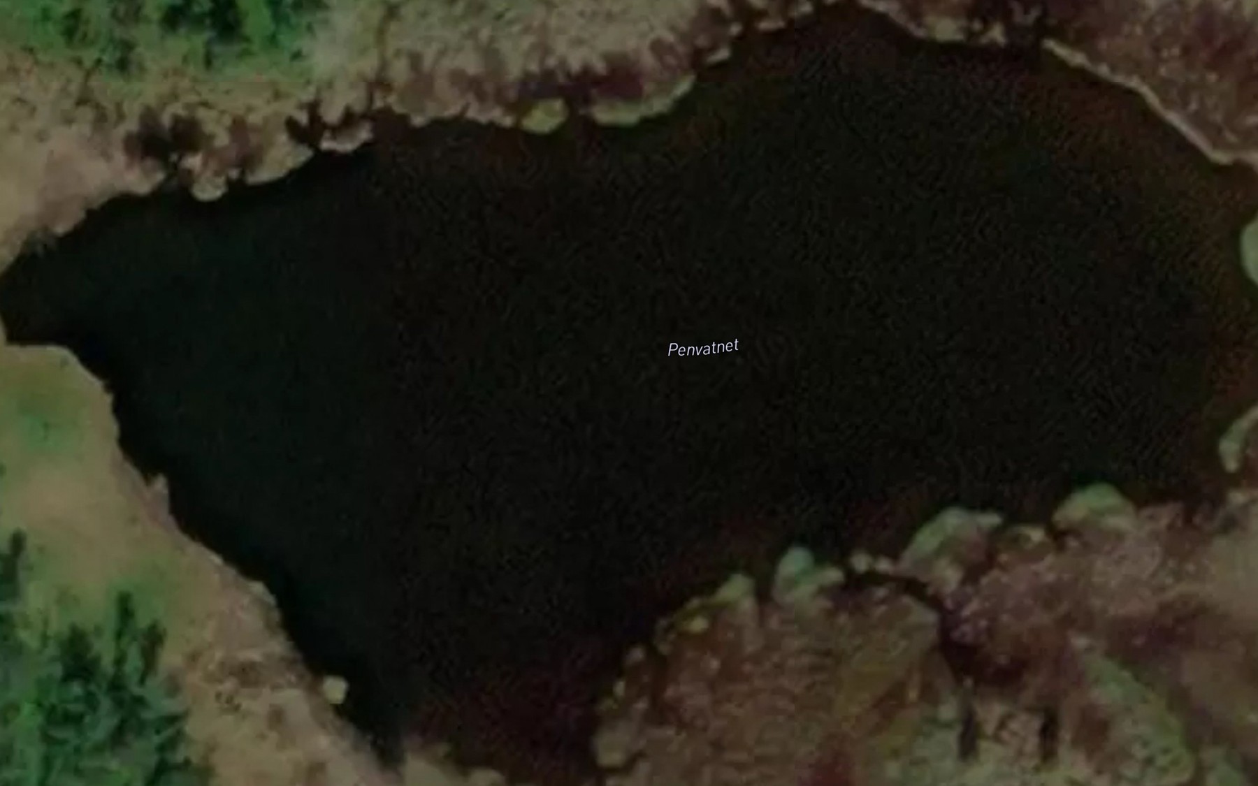Satellite map of the Penvatnet