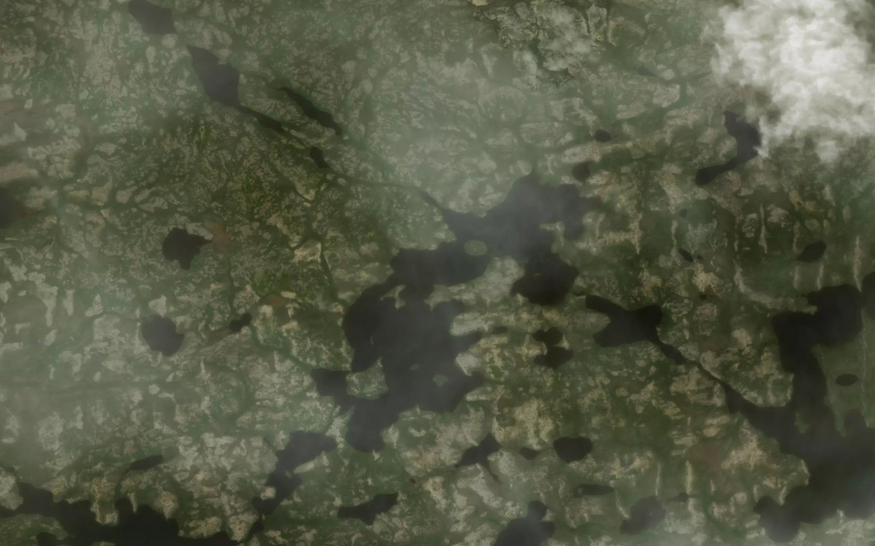 Satellite map of the Lac Amiyusich Namasich