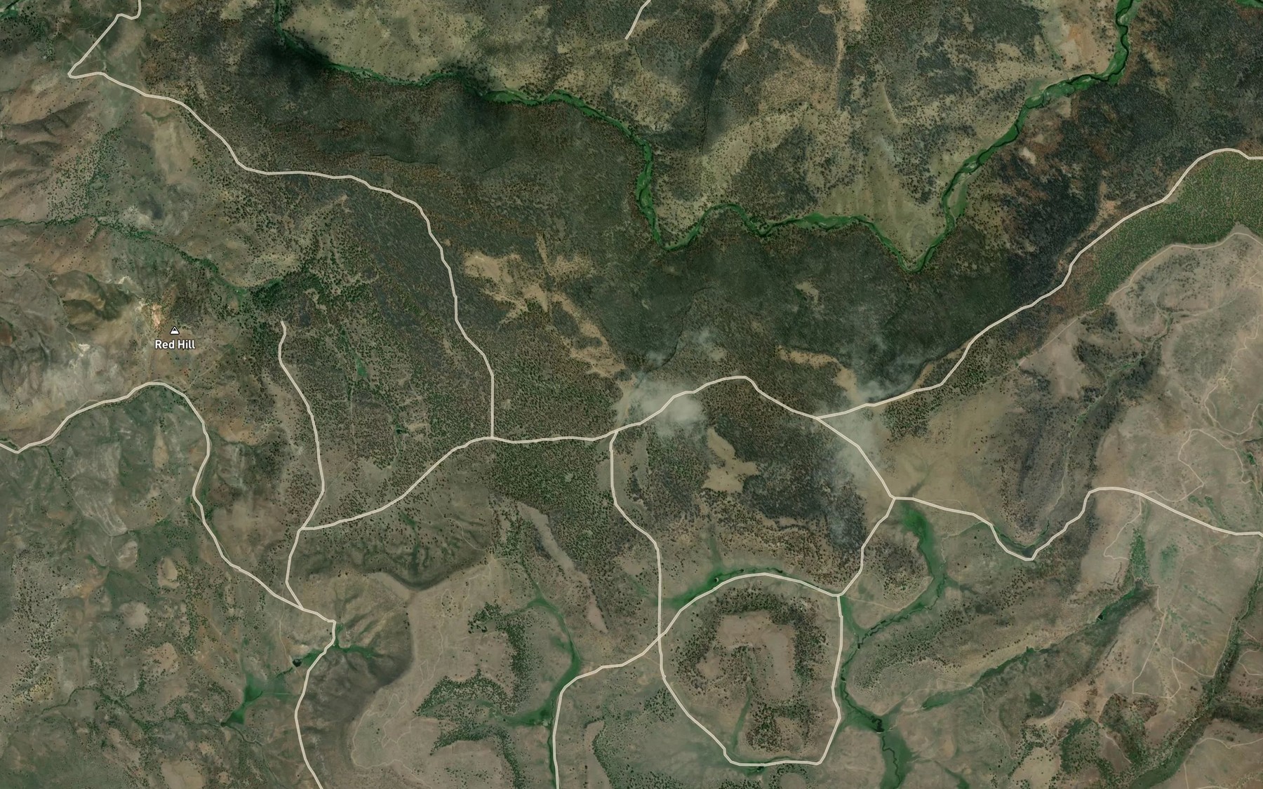 Satellite map of the Rimrock Spring