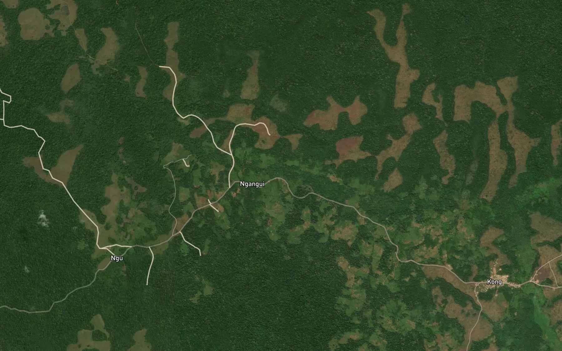 Satellite map of the Etjie