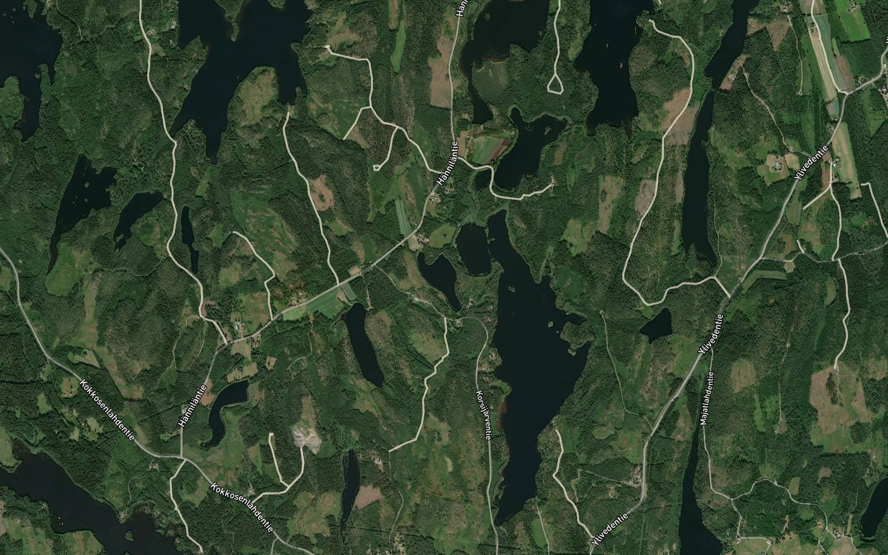 Satellite map of the Tayskanlampi