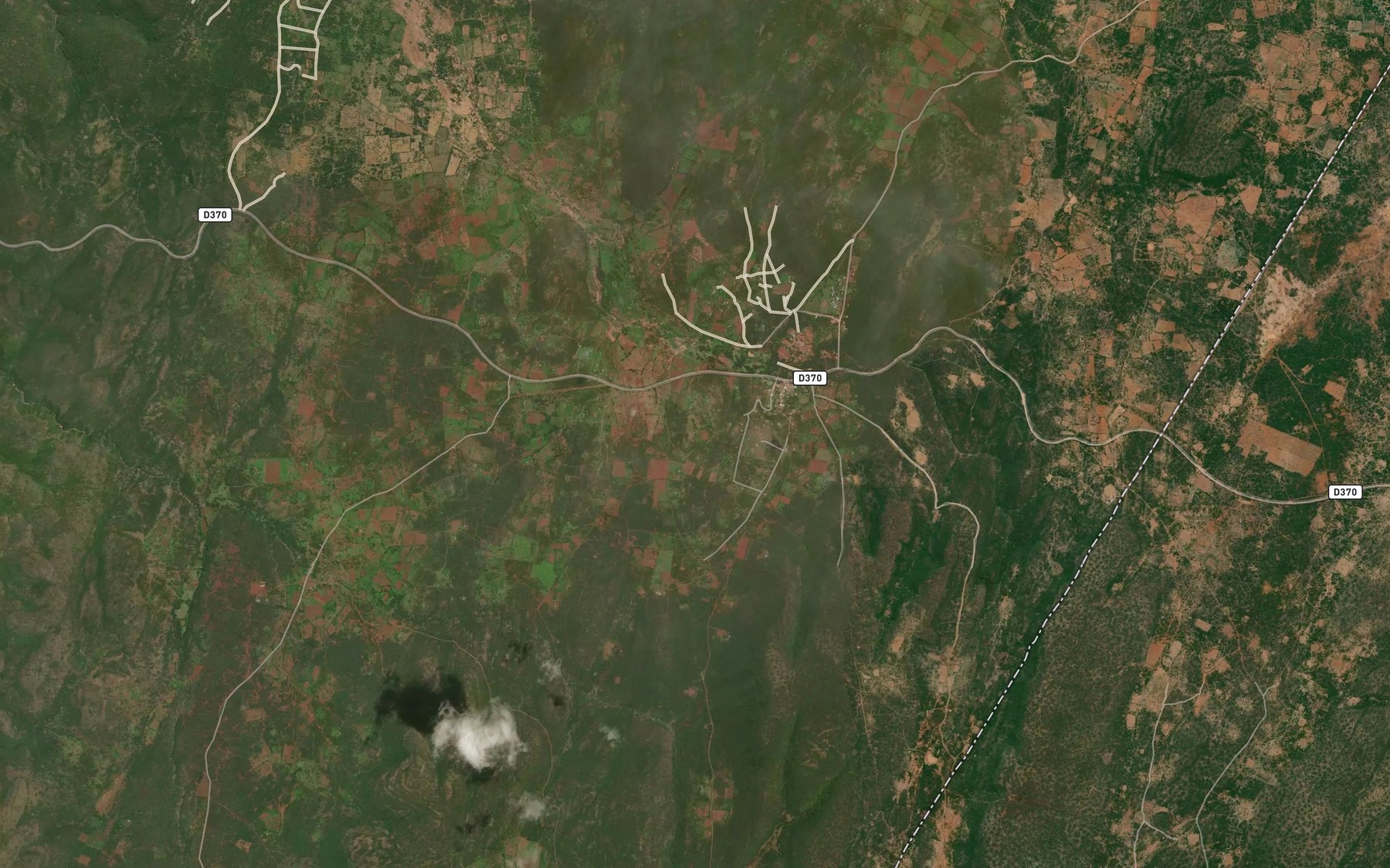 Satellite map of the Churo