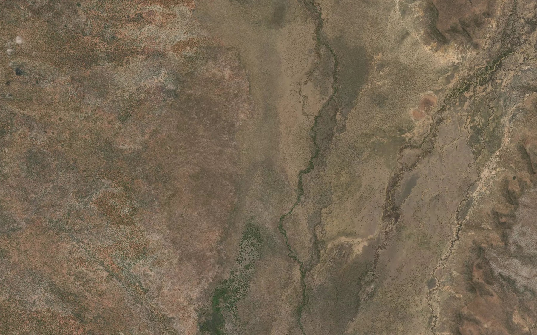 Satellite map of the Poinjar Lagoon