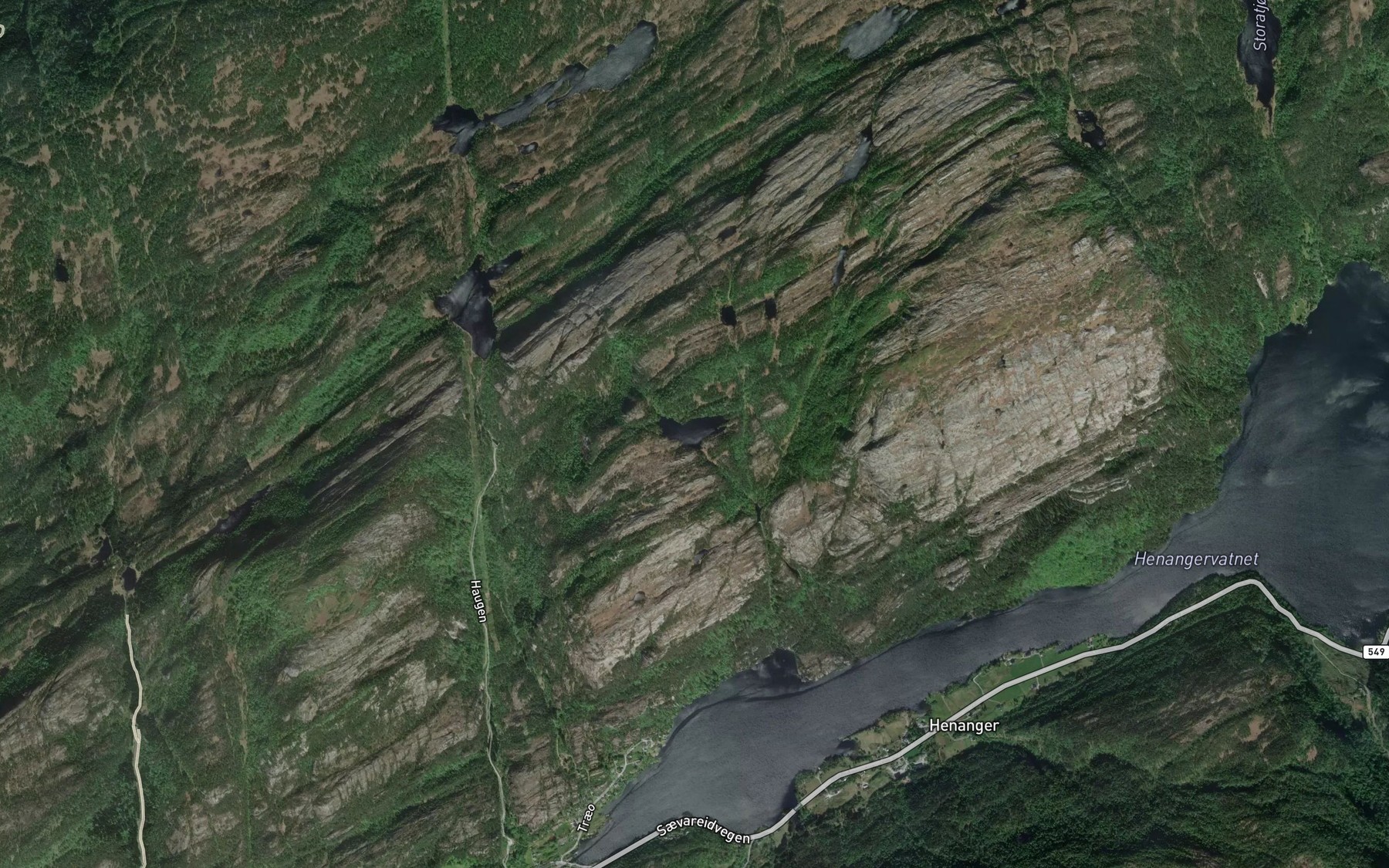 Satellite map of the Stolatjorna