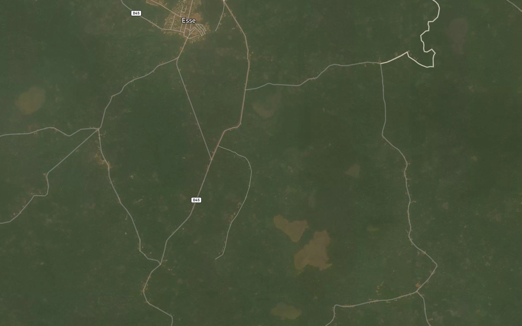 Satellite map of the Meki