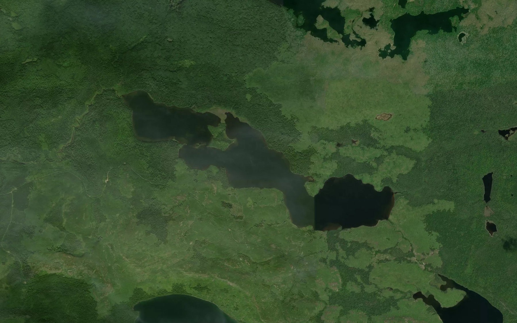 Satellite map of the Vooges Lake