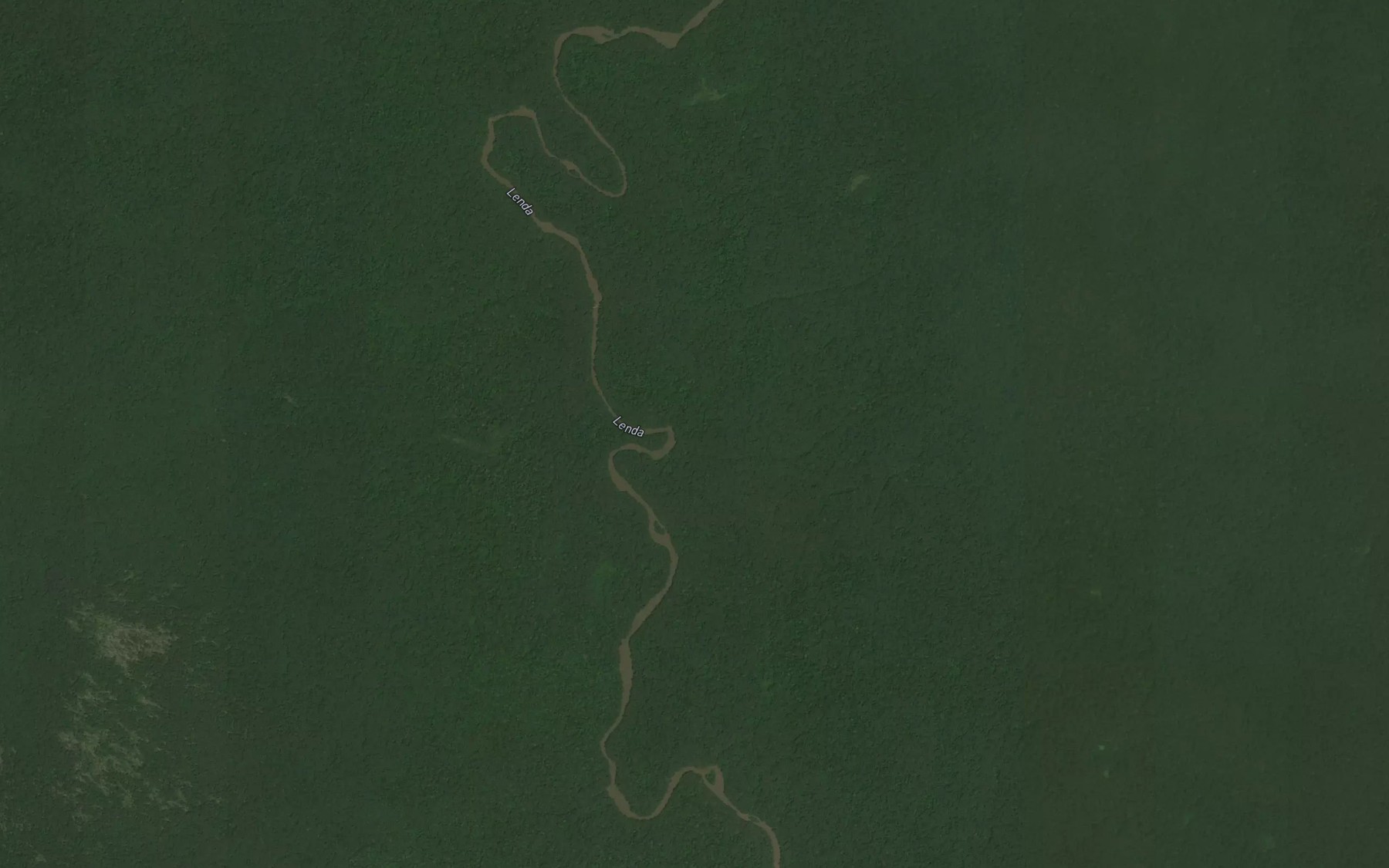 Satellite map of the Endulu