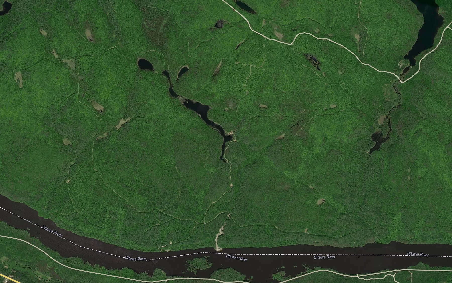 Satellite map of the Lac Pill