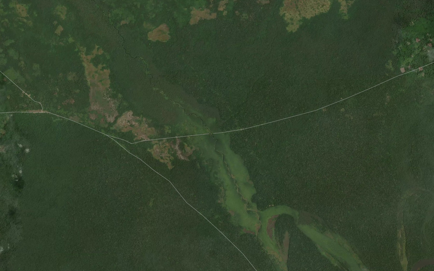 Satellite map of the Mabuba
