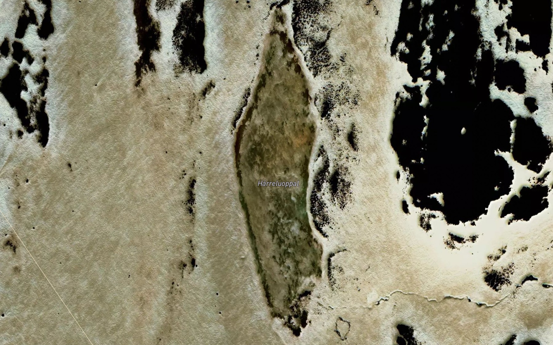 Satellite map of the Harreluobbal