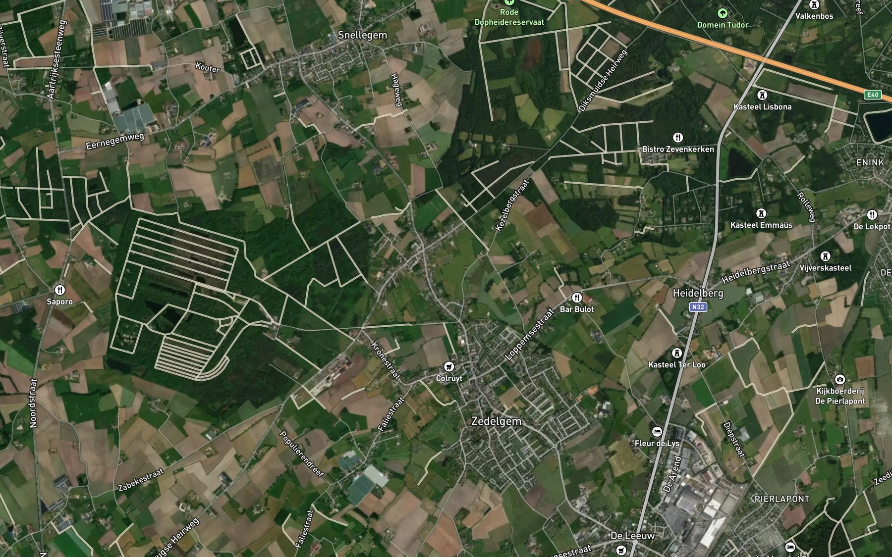 Satellite map of the Plaatsebeek