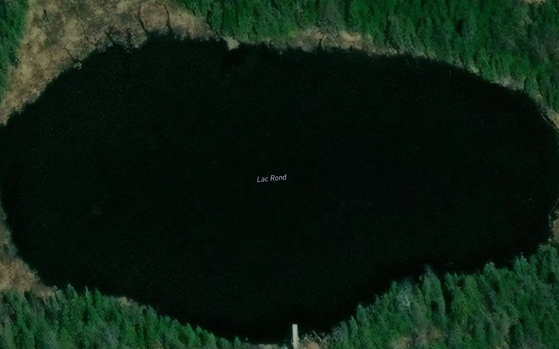 Satellite map of the Lac Rond