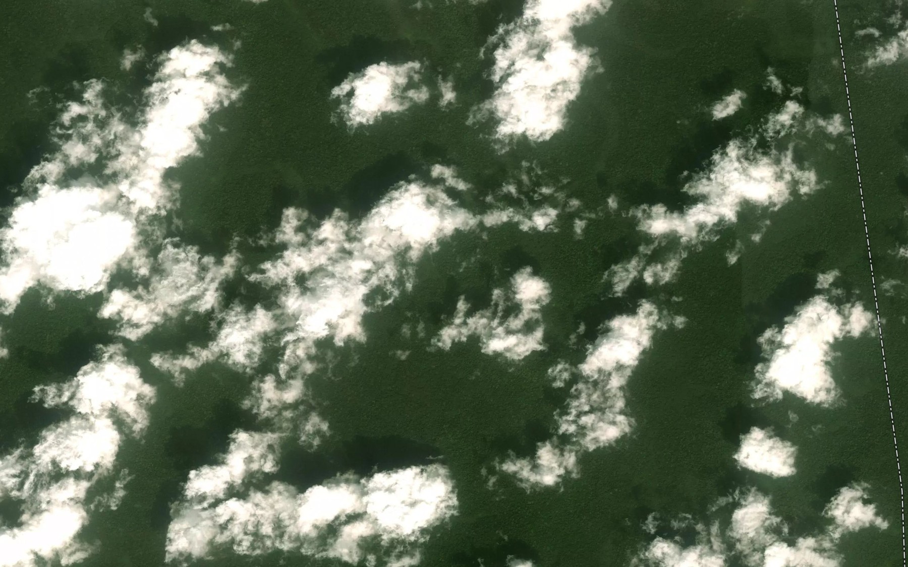 Satellite map of the Mawoutou