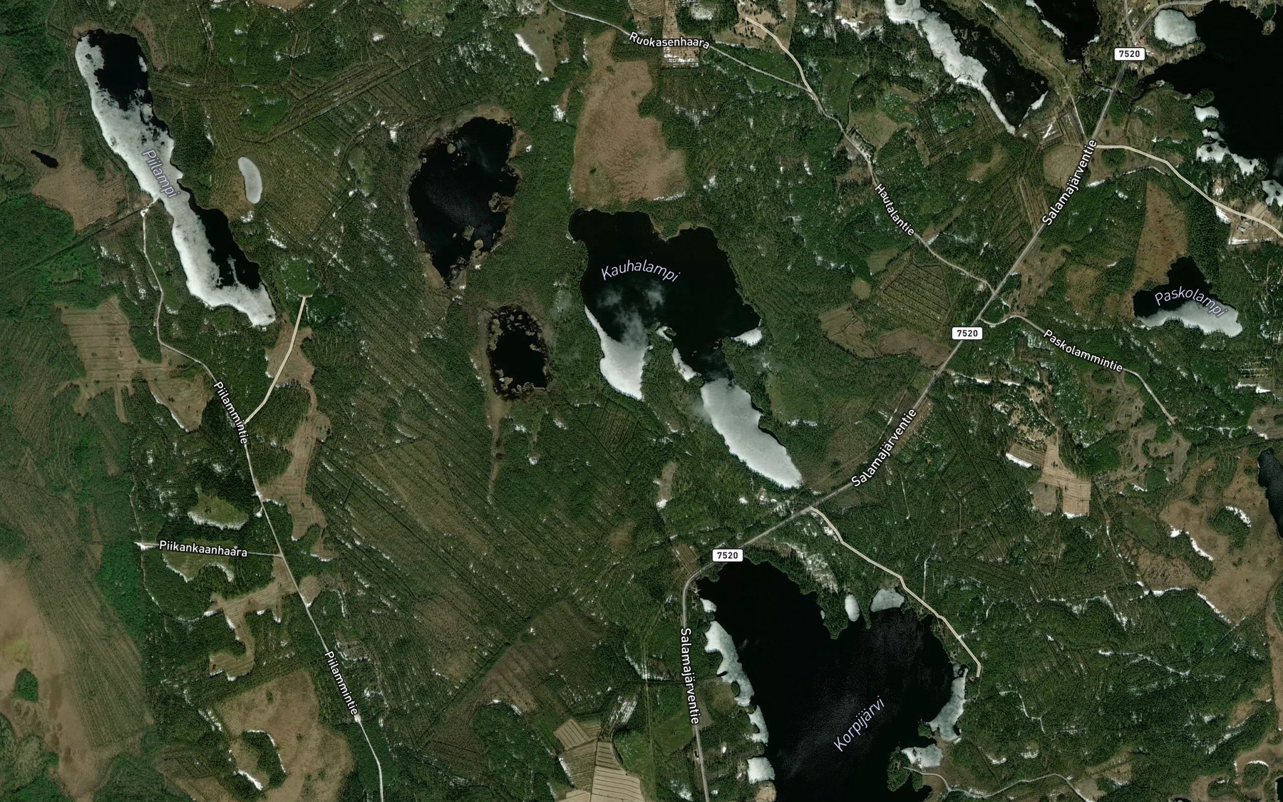 Satellite map of the Kotipuro