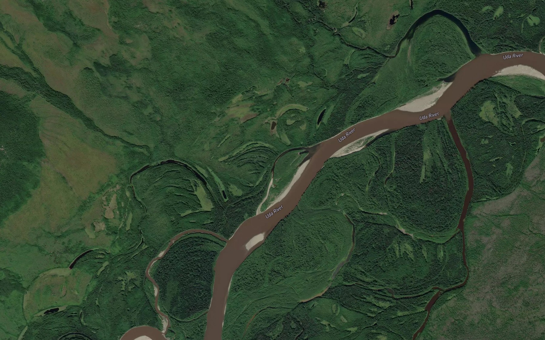 Satellite map of the Dzherokanchan
