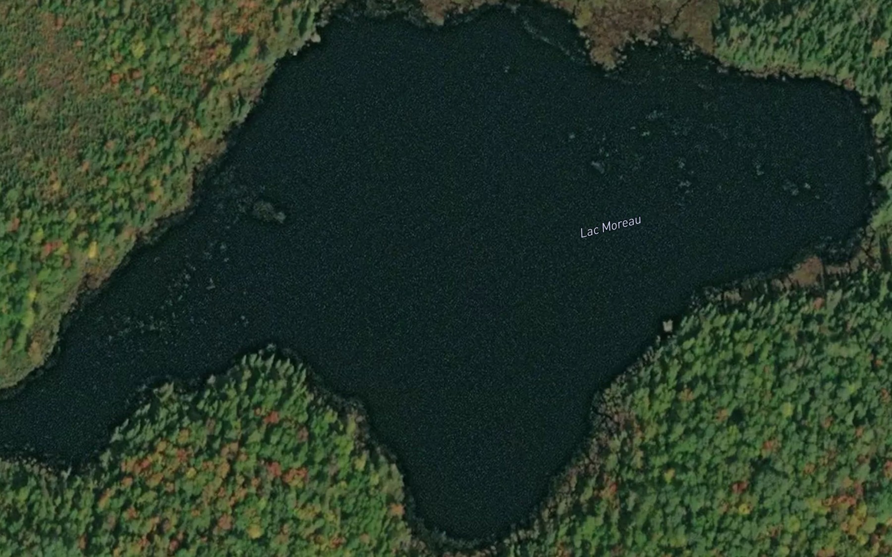 Satellite map of the Lac Moreau
