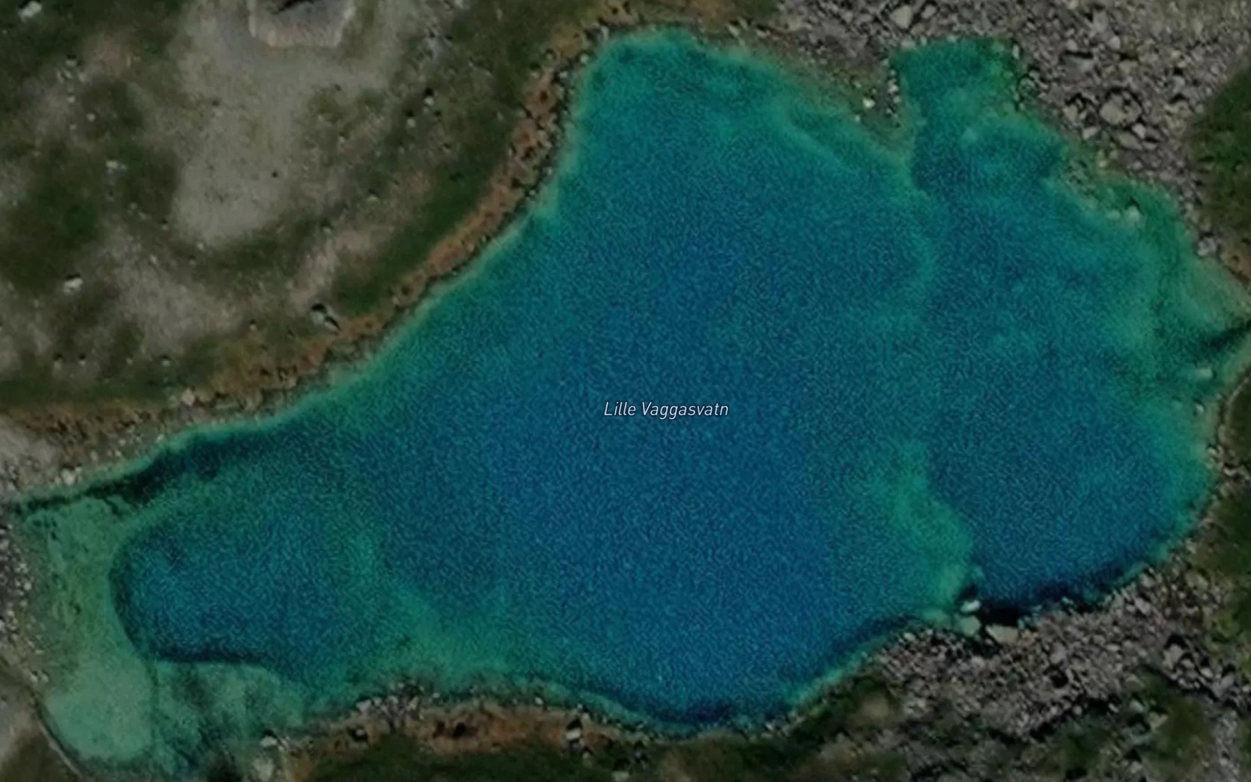 Satellite map of the Lille Vaggasvatn