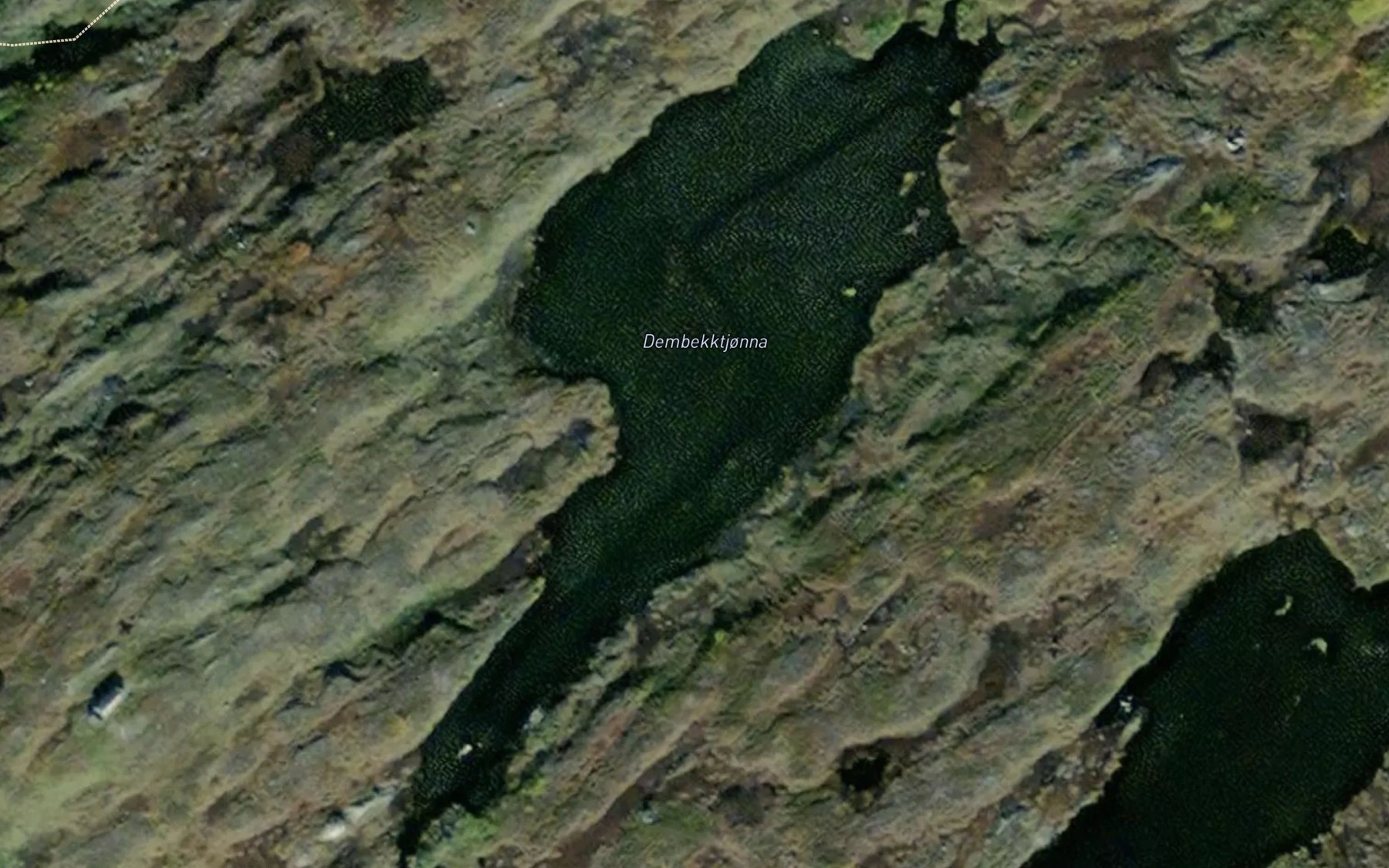 Satellite map of the Dembekktjorna