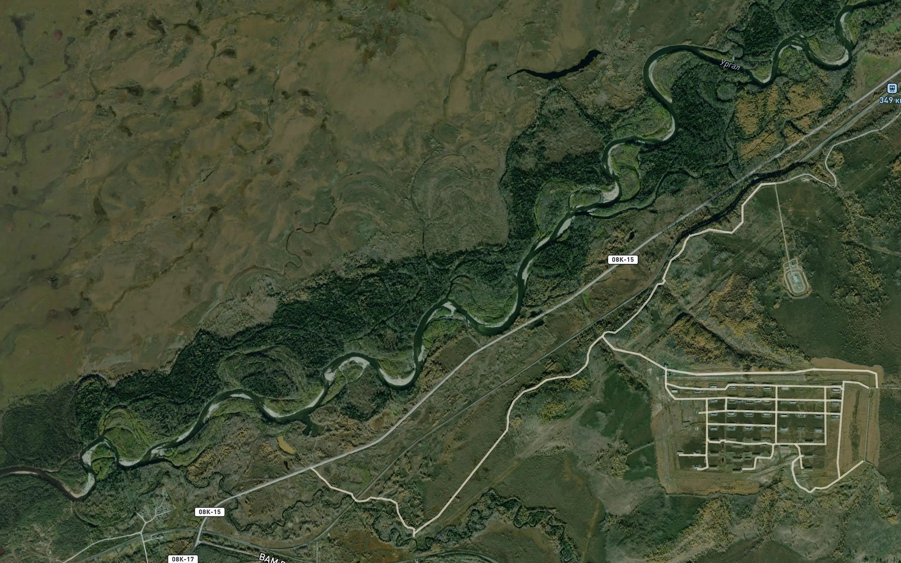 Satellite map of the Sumta-Byrakan