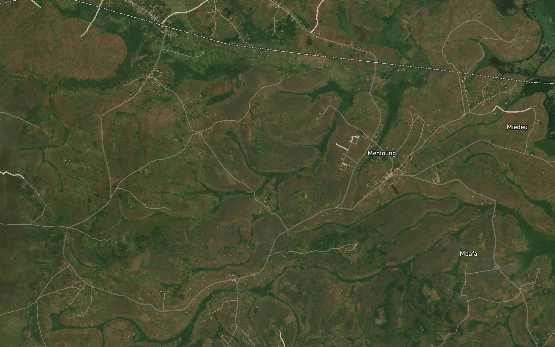 Satellite map of the Tchissozi