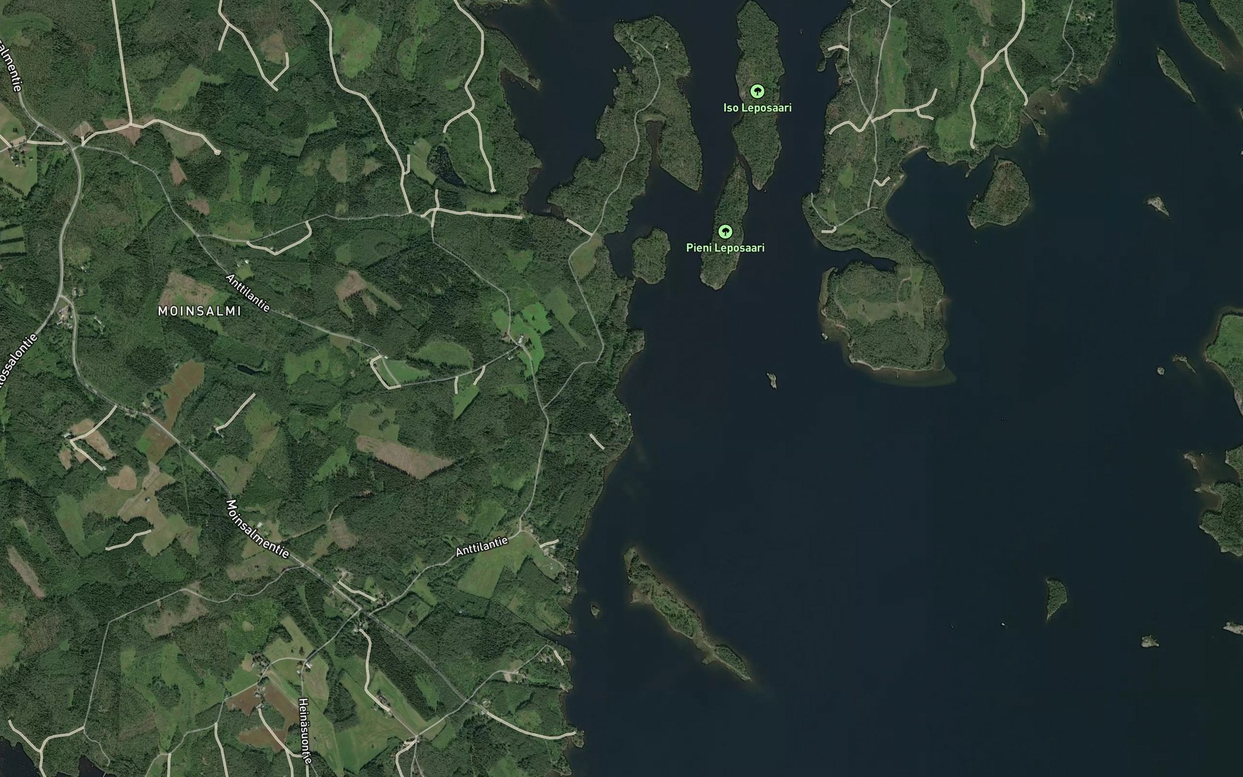 Satellite map of the Vaapukkalouhenlahti