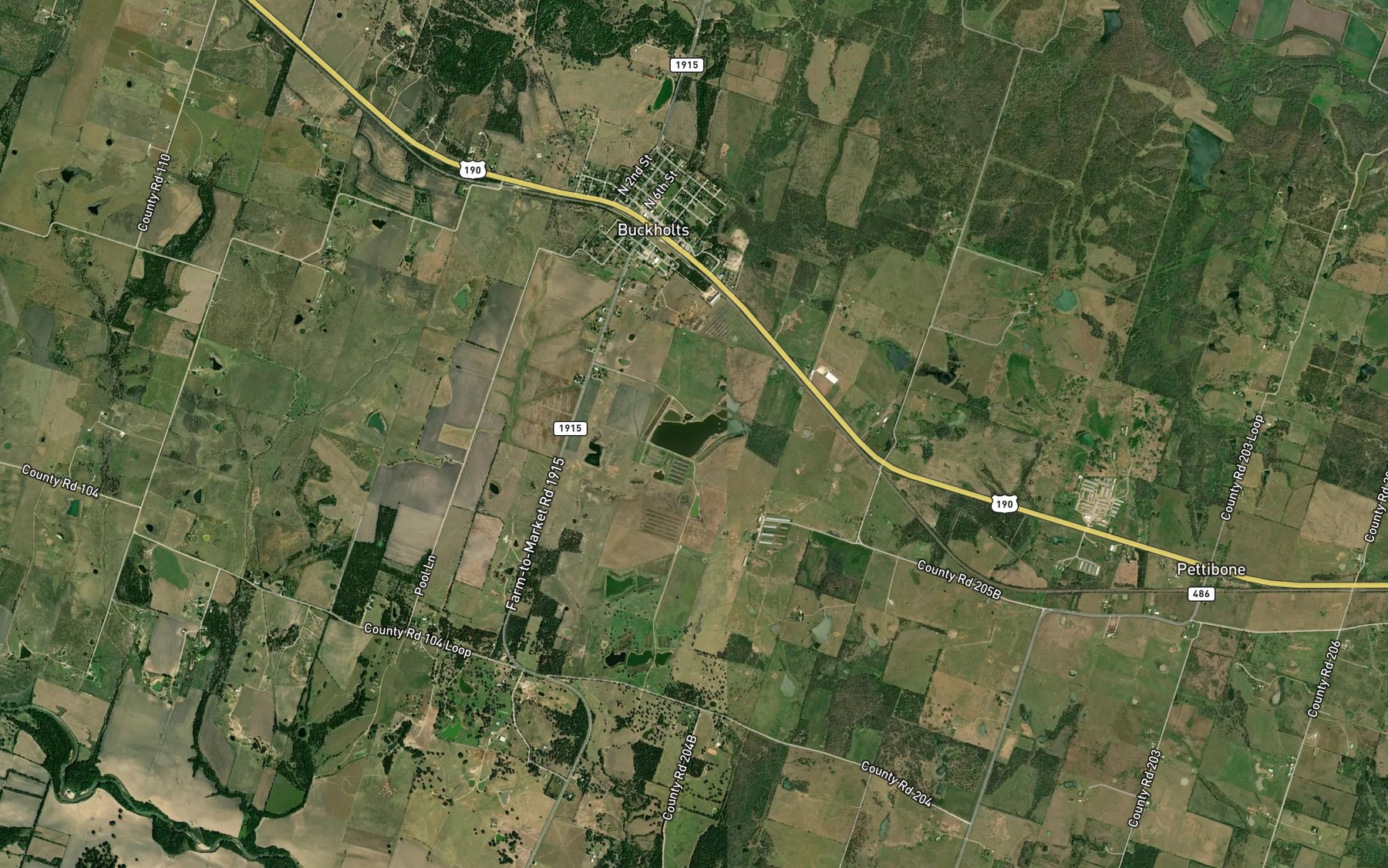 Satellite map of the Glaser Lake Number 1